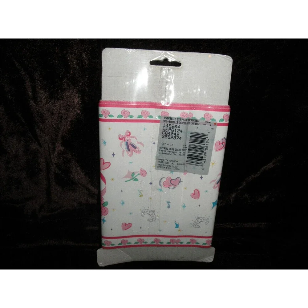 NEW 1996 BARBIE BALLERINA BALLET DECORATIVE BORDER PREPASTED (8.5 SQ) FEET)